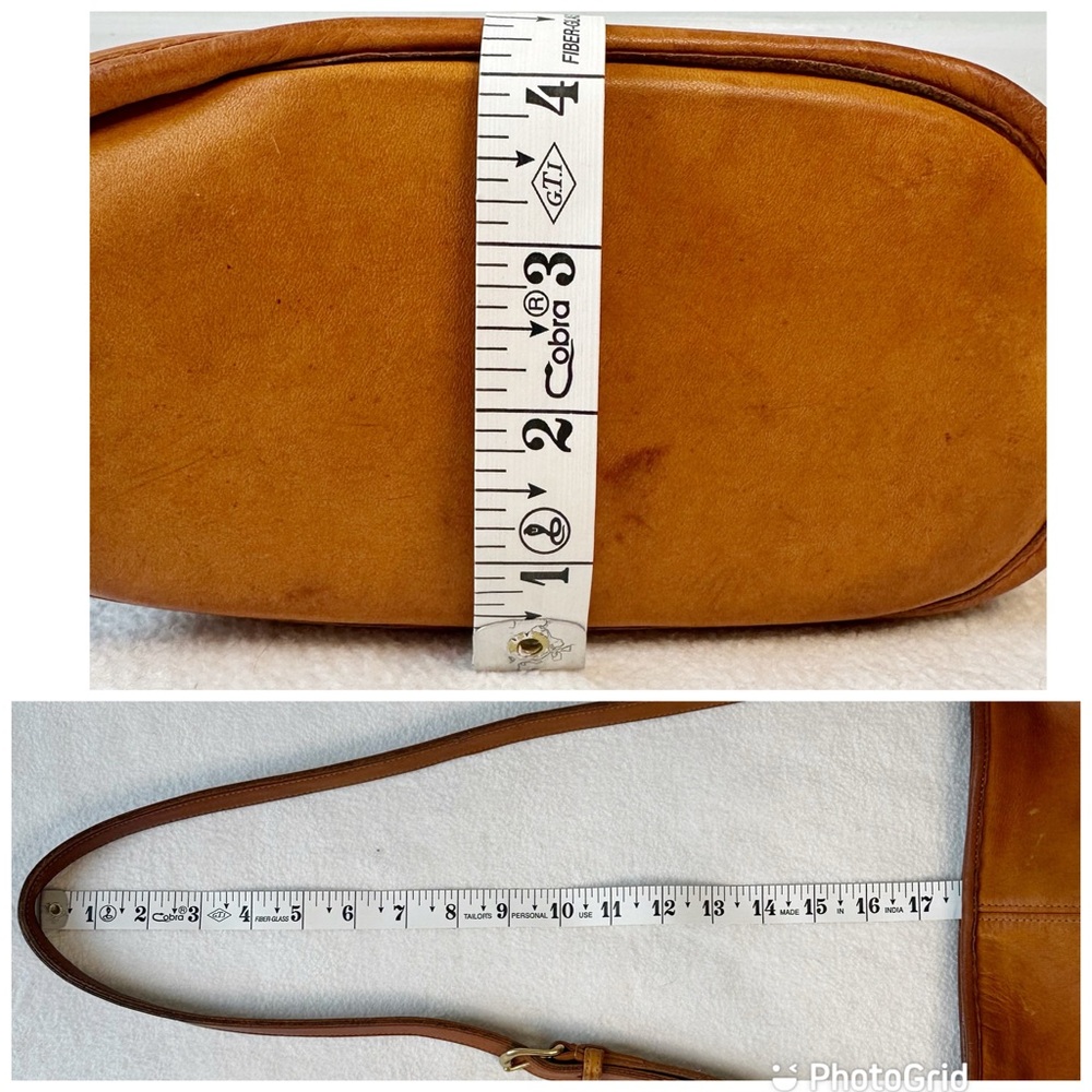 Flawed Coach Vintage Bleecker Leather Bucket Bag Small in Honey No. 4070 - Picture 8 of 16